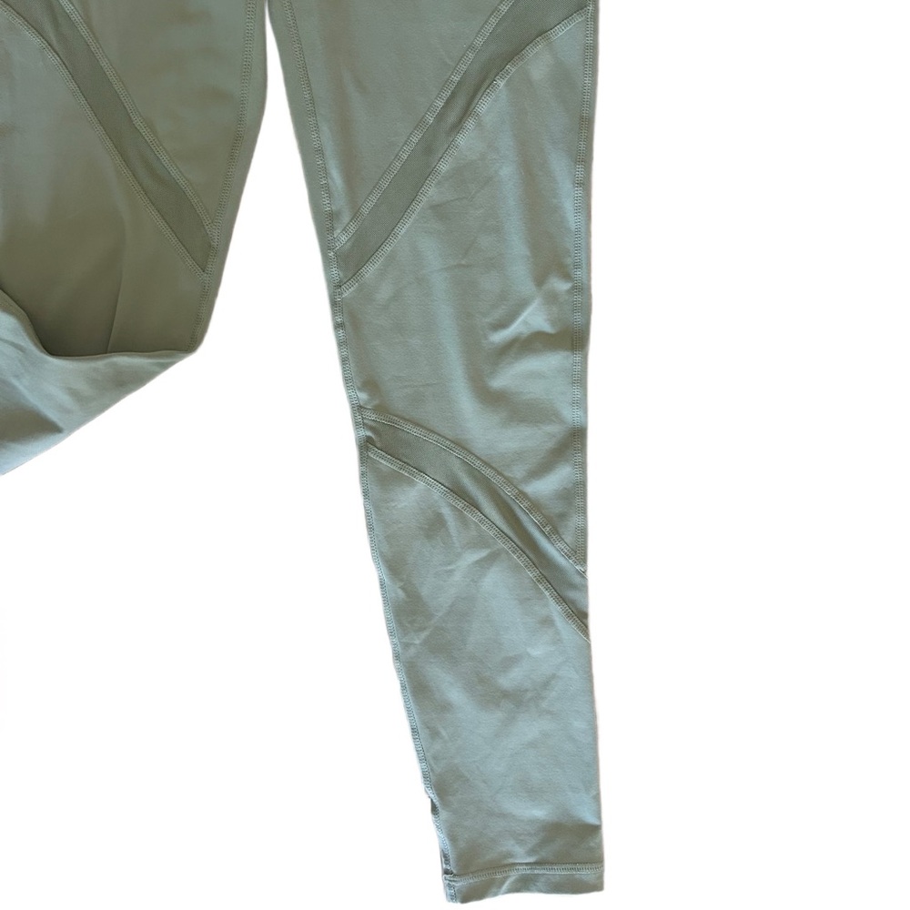 UFC Gym Sage Green Mesh Detail Leggings - Picture 3 of 7
